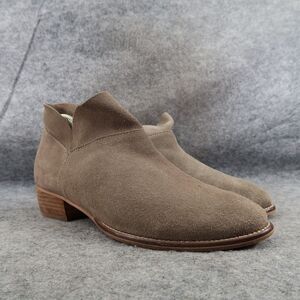 Seychelles Shoes Womens 9 Bootie Fashion Leather Boho Ankle Boot Lifestyle Gray